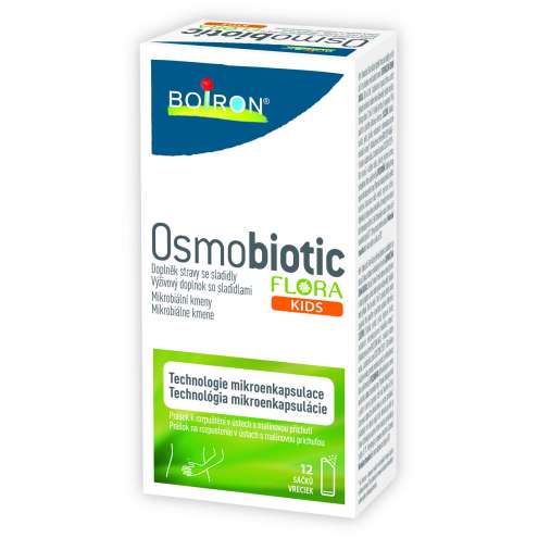 Osmobiotic Flora Kids prášek k rozpuštění v ústech 12 sáčků